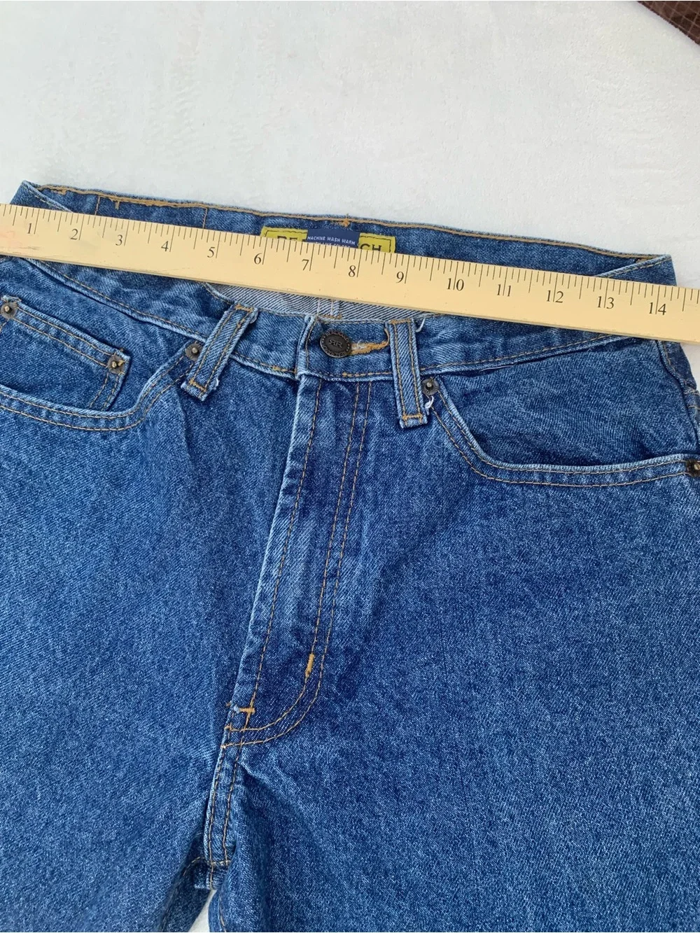 Men's Relaxed Fit Denim Jeans - Blue